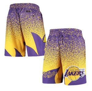 Pro Standard LAKERS Blk Pyramid Chenille Patch Shorts